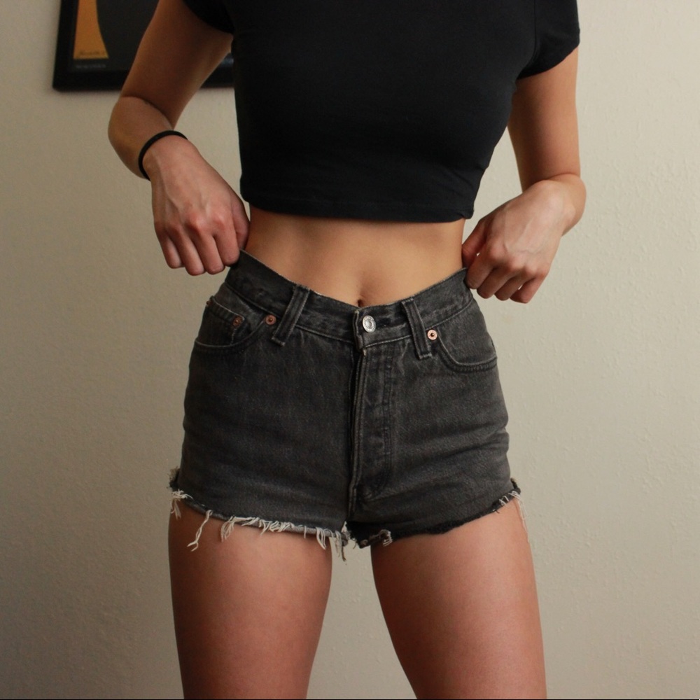 Vintage high waist Levis Denim Shorts